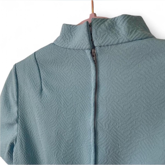 Baby Blue 50s Style Vintage Dress - Picture 3 of 4